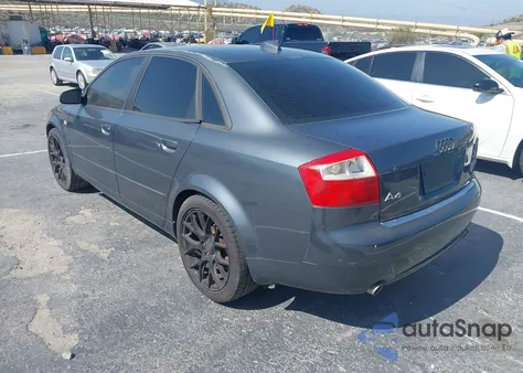 2004 Audi A4 1.8T Quattro from USA, damaged, VIN WAULC68E04A203510